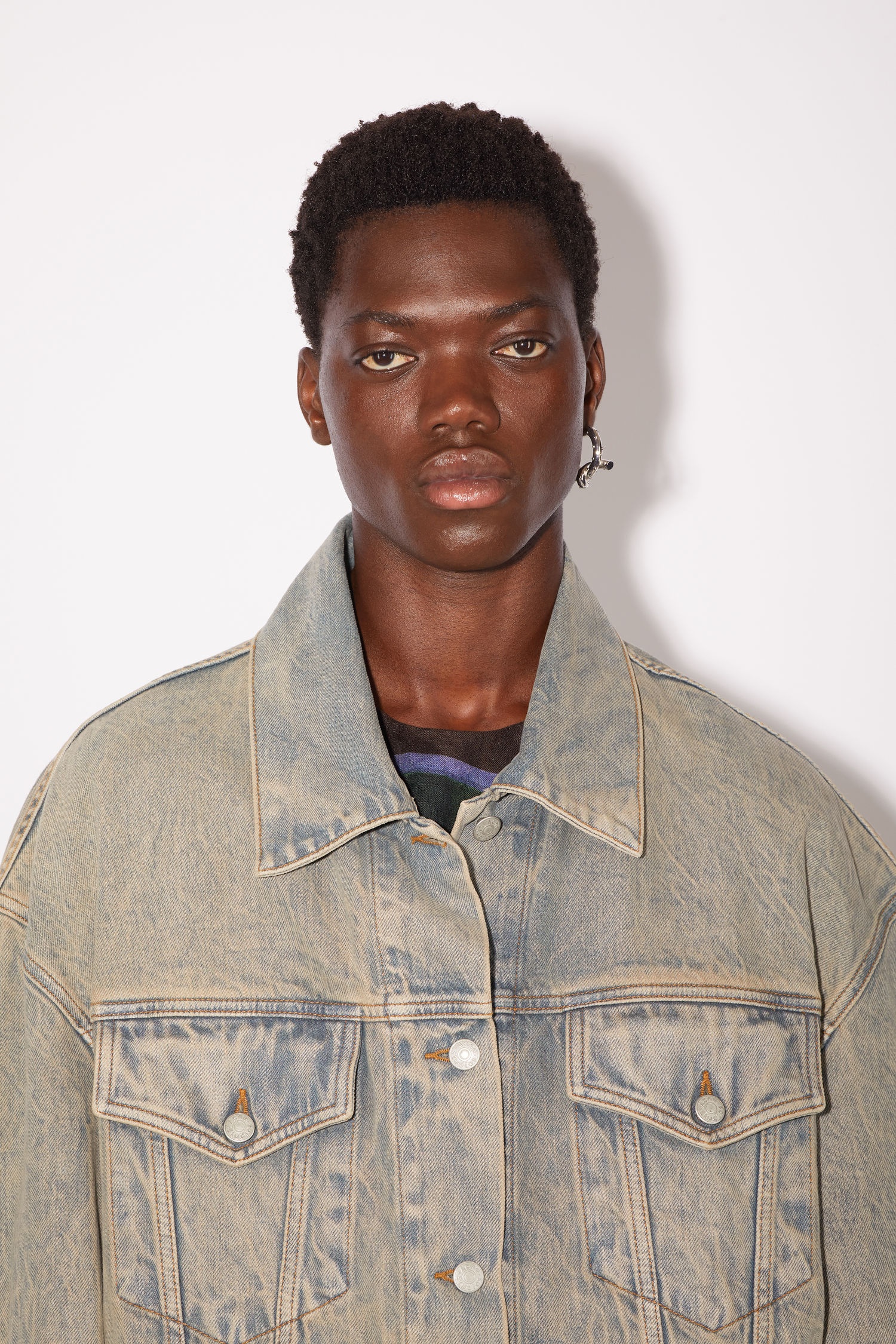 Denim jacket - Light blue/brown - 6