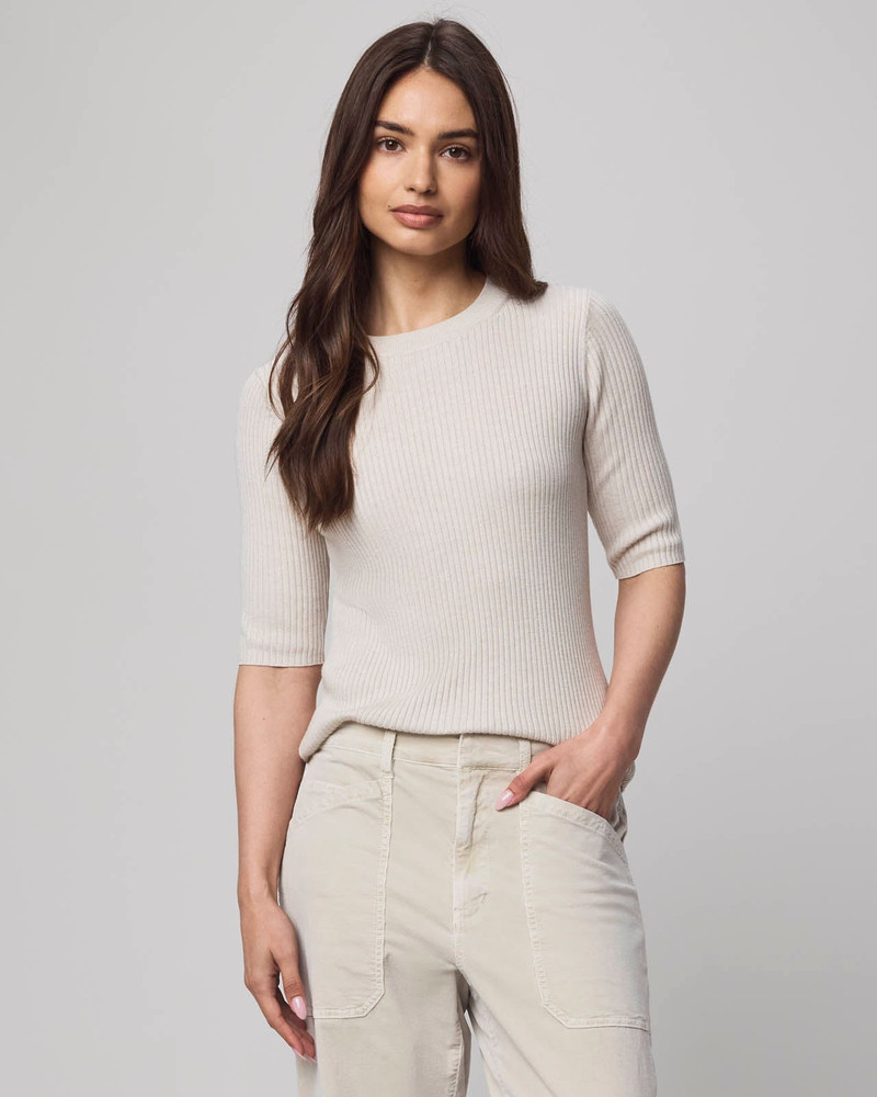Georgie Cashblend Elbow Sleeve Sweater 1