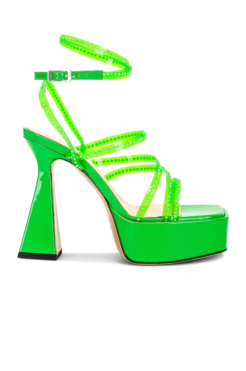 Crystal Embellished Platform Sandal - 1