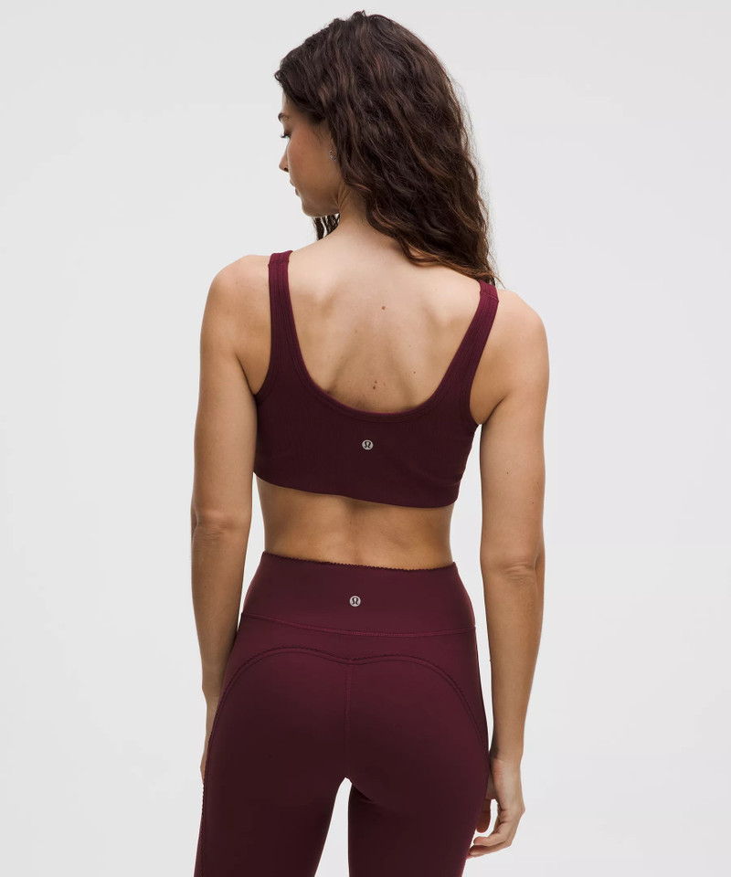 lululemon Nulu Ribbed Scoopneck Bra Light Support, B/C Cup *Heart outlook