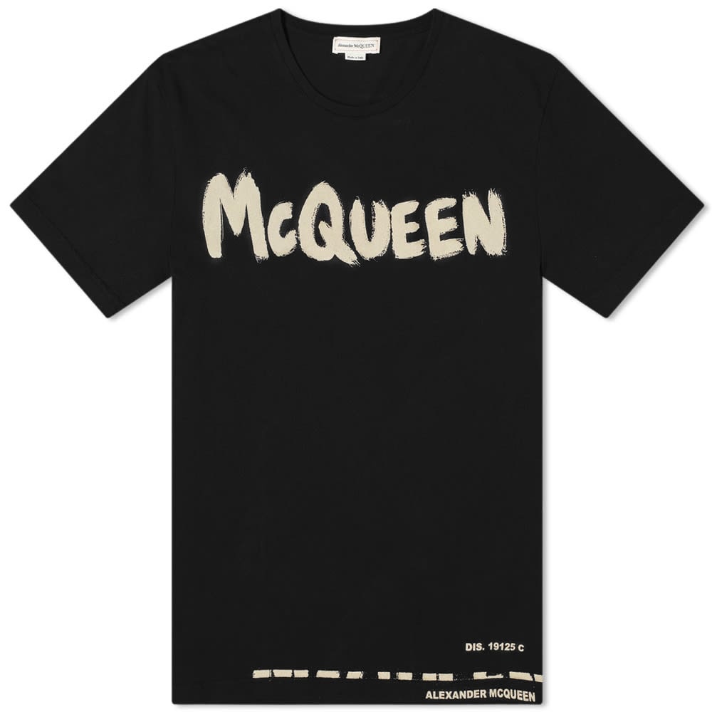 Alexander McQueen Graffiti Logo Tee - 7