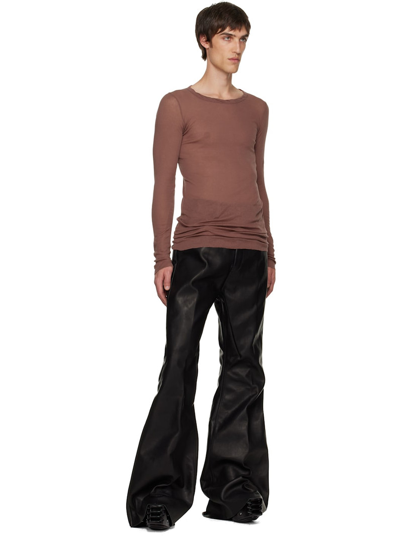 Rick Owens Pink Concordians Ribs LS T-shirt outlook