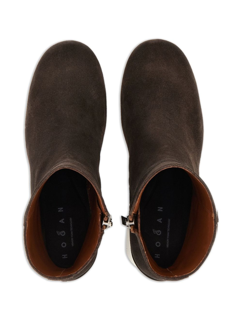 90mm suede side-zip boots - 5