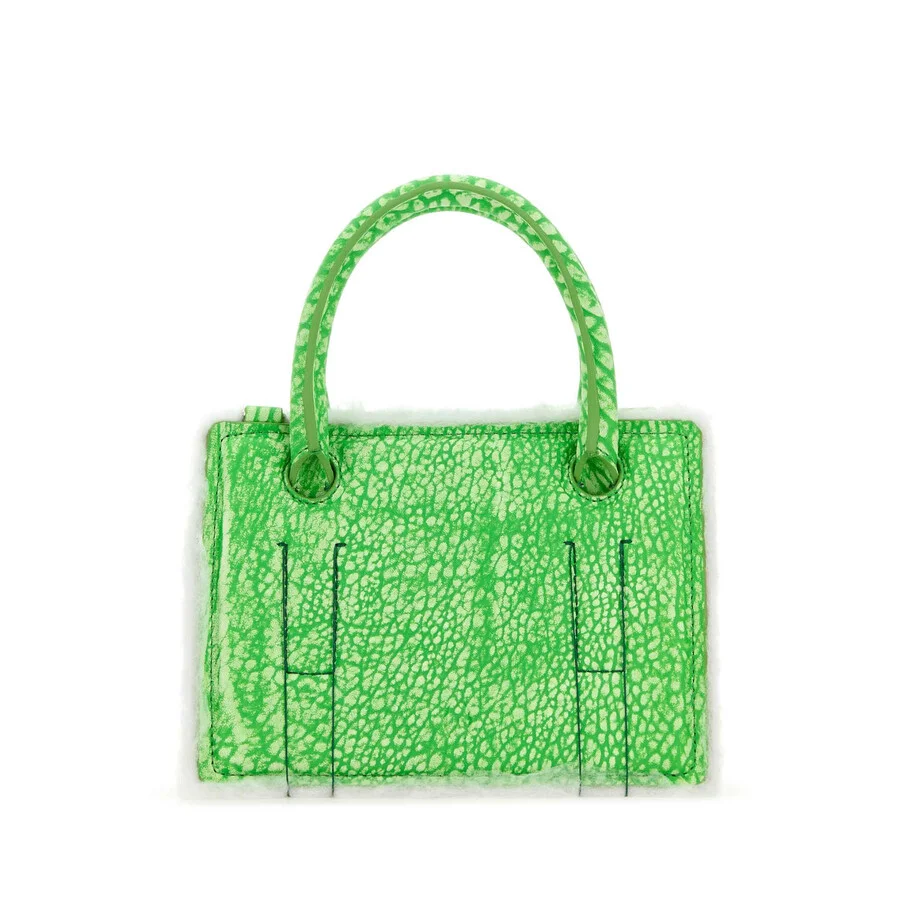 Dentro Printed Leather Mini Otto Handbag - 1