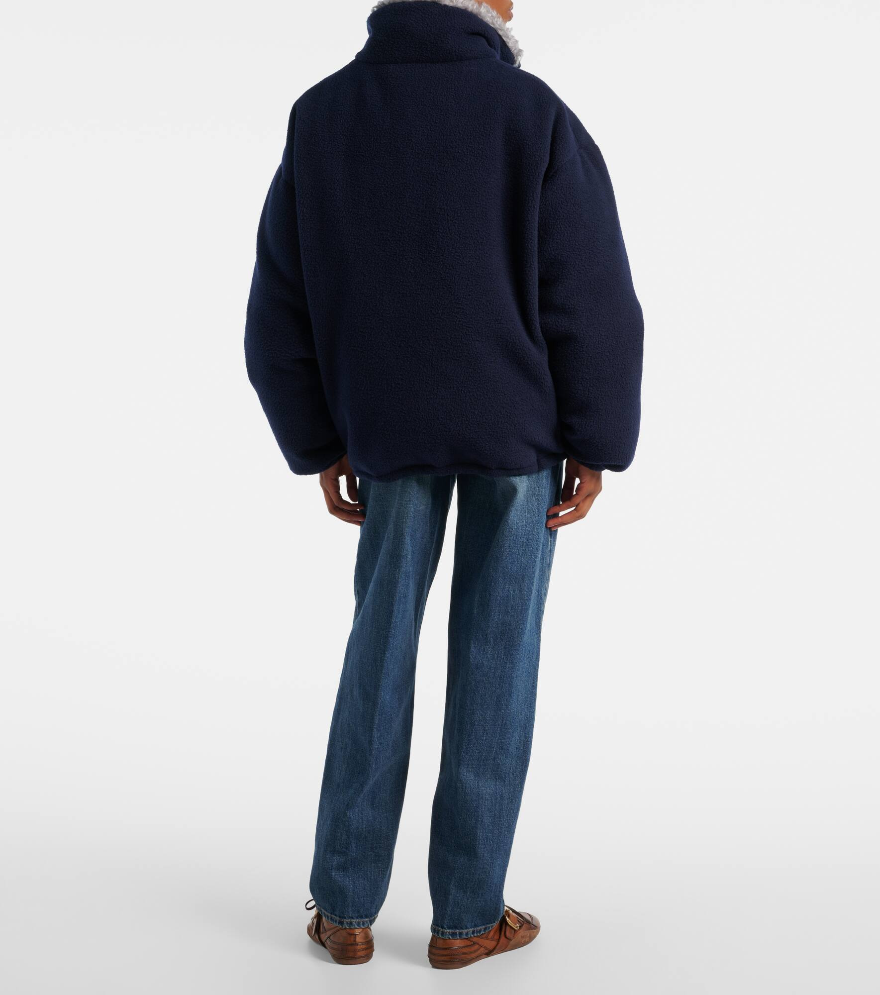 Down-filled fleece jacket - 3