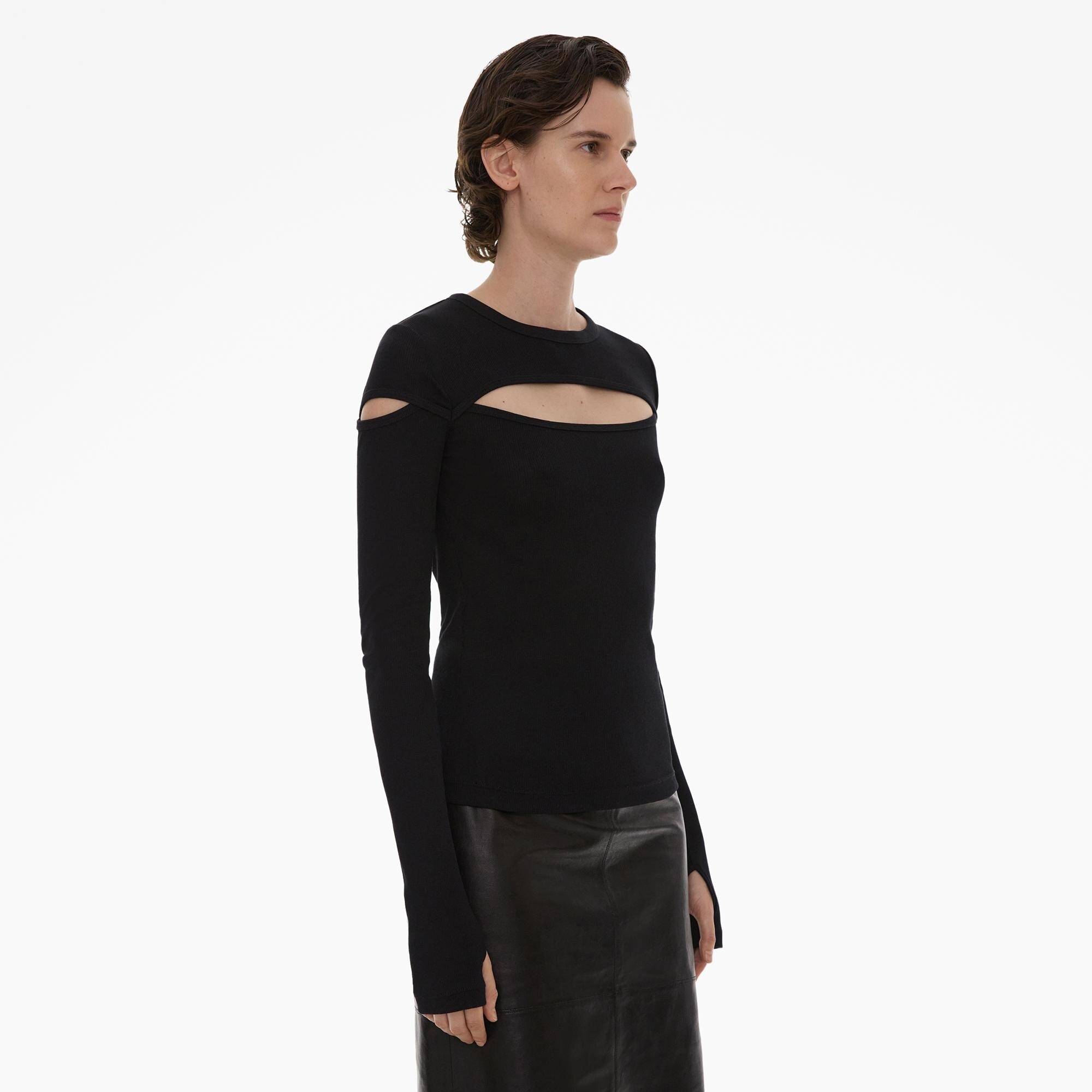 SLASH LONG SLEEVE TOP - 5