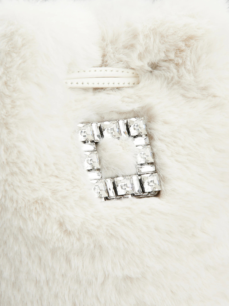 Très Vivier Bucket Bag in faux fur 8