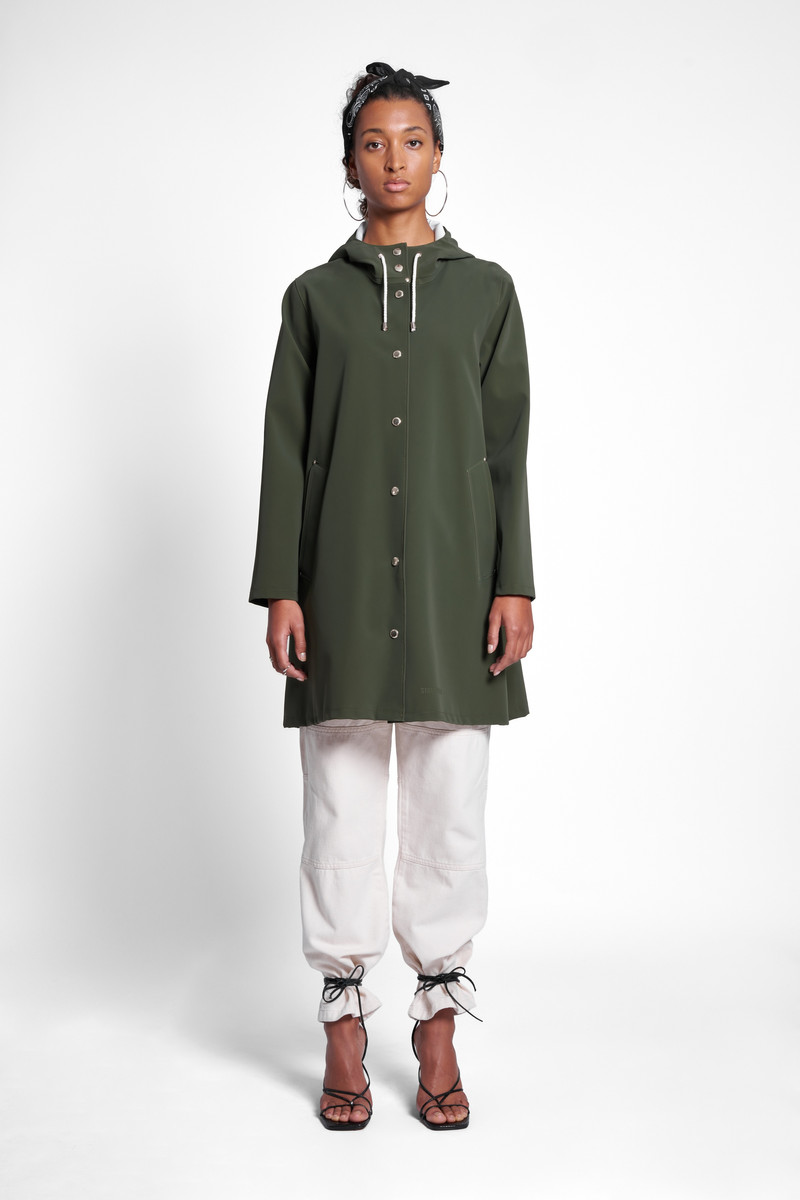 Mosebacke Matte Raincoat Green 4