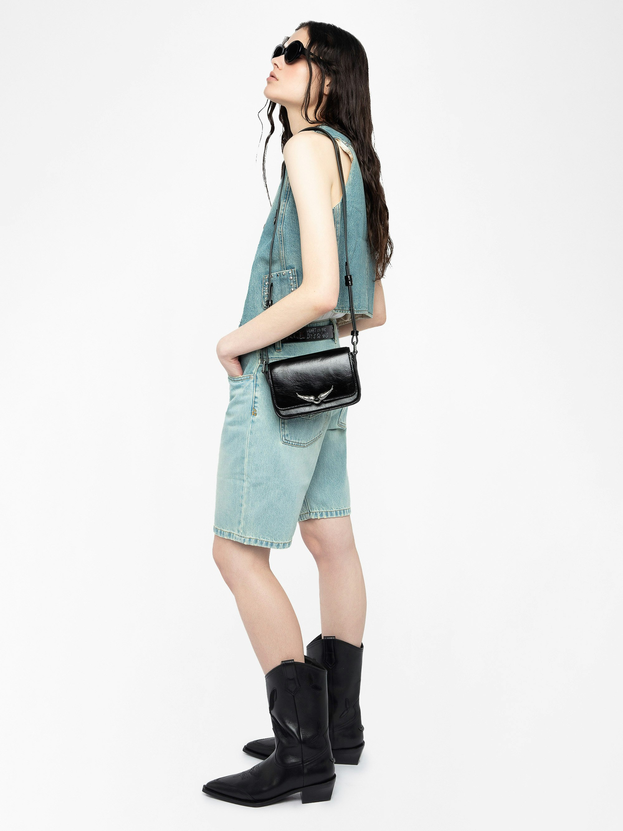 Le Zazi Vintage Patent Bag - 6