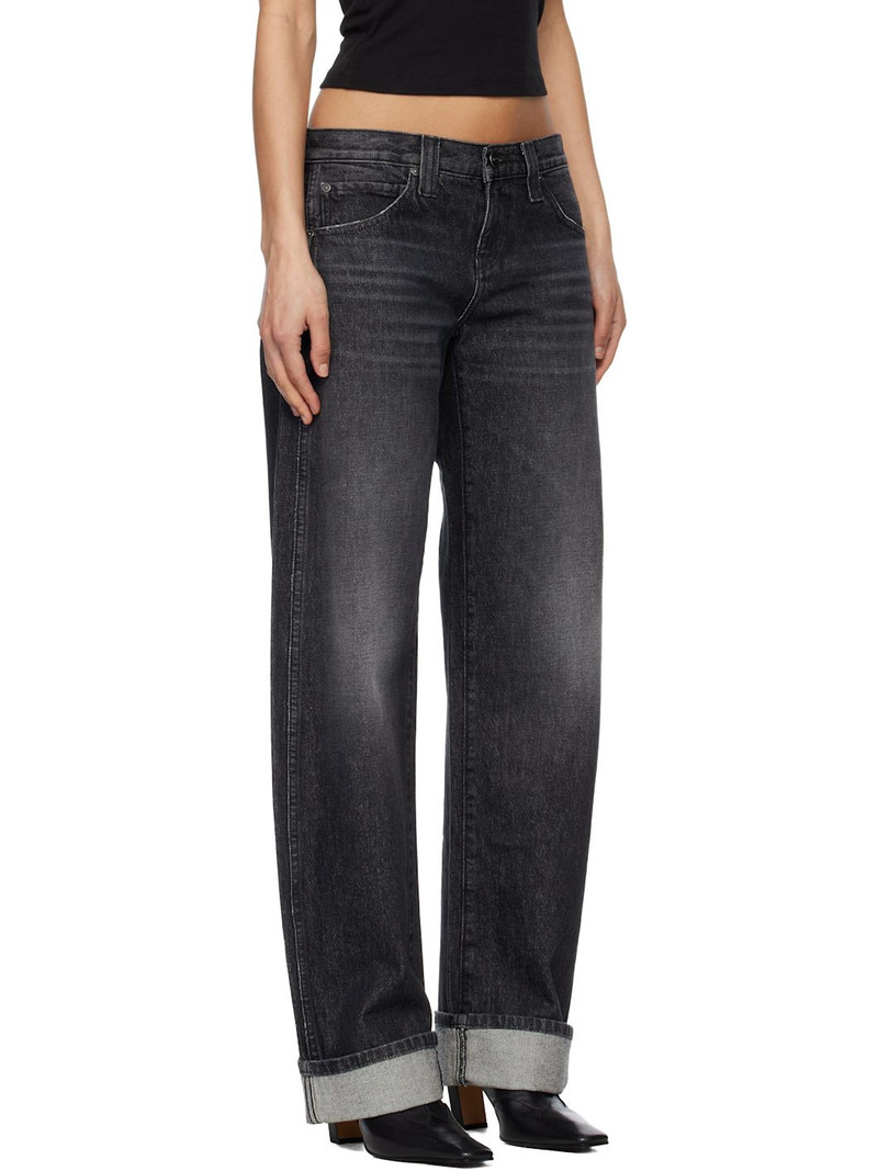 KHAITE Black Karo Jeans outlook