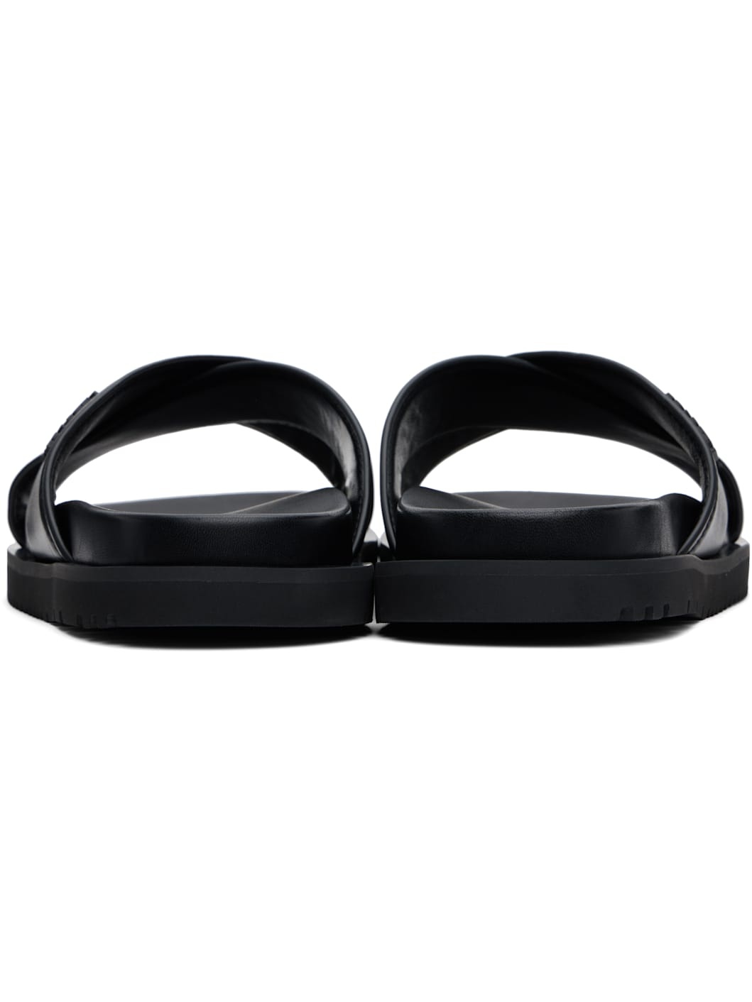 Black Logo Sandals - 2