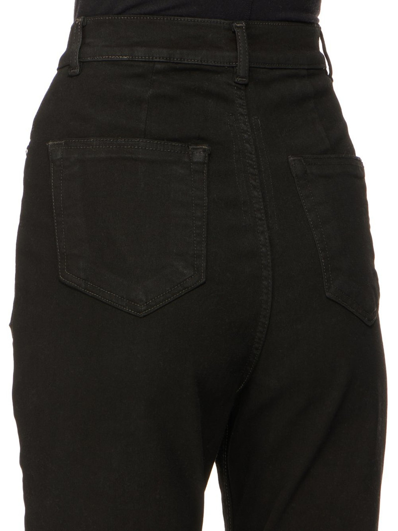 BLACK HIGH WAIST JEANS WITH CLIC FIVE POCKETS 5