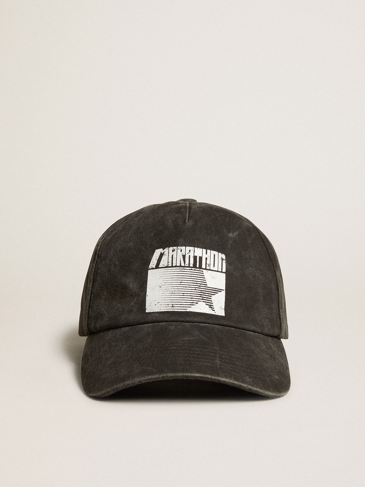 Anthracite gray cap with Marathon logo on the front - 1