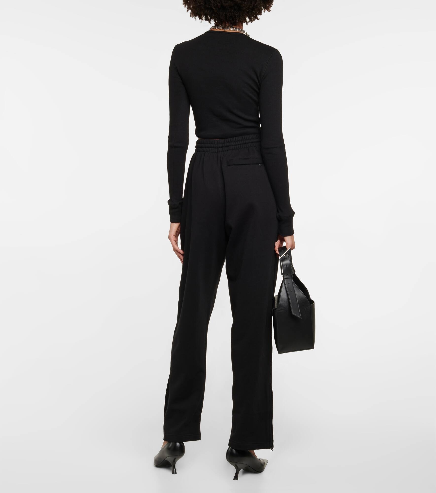 x Hailey Bieber HB cotton fleece sweatpants - 3