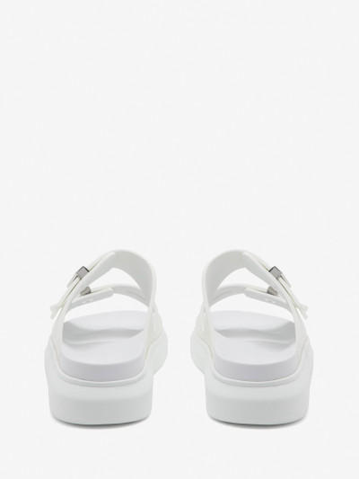 Alexander McQueen Men's Oversized Hybrid Slide in Ivory outlook