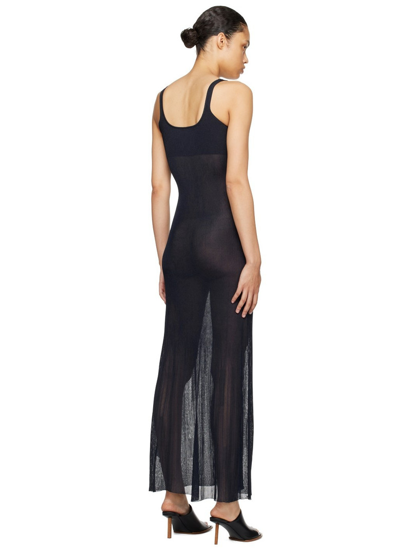 Navy Le Chouchou 'La Robe Maille Oranger' Maxi Dress 3