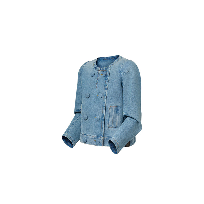 Louis Vuitton Double-Breasted Denim Jacket outlook