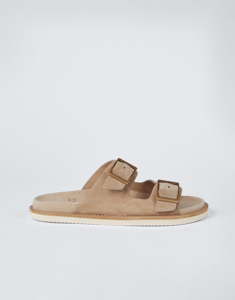Washed suede urban slides 5