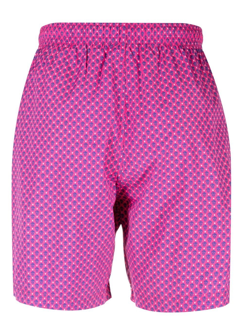 skull-print swim shorts - 2