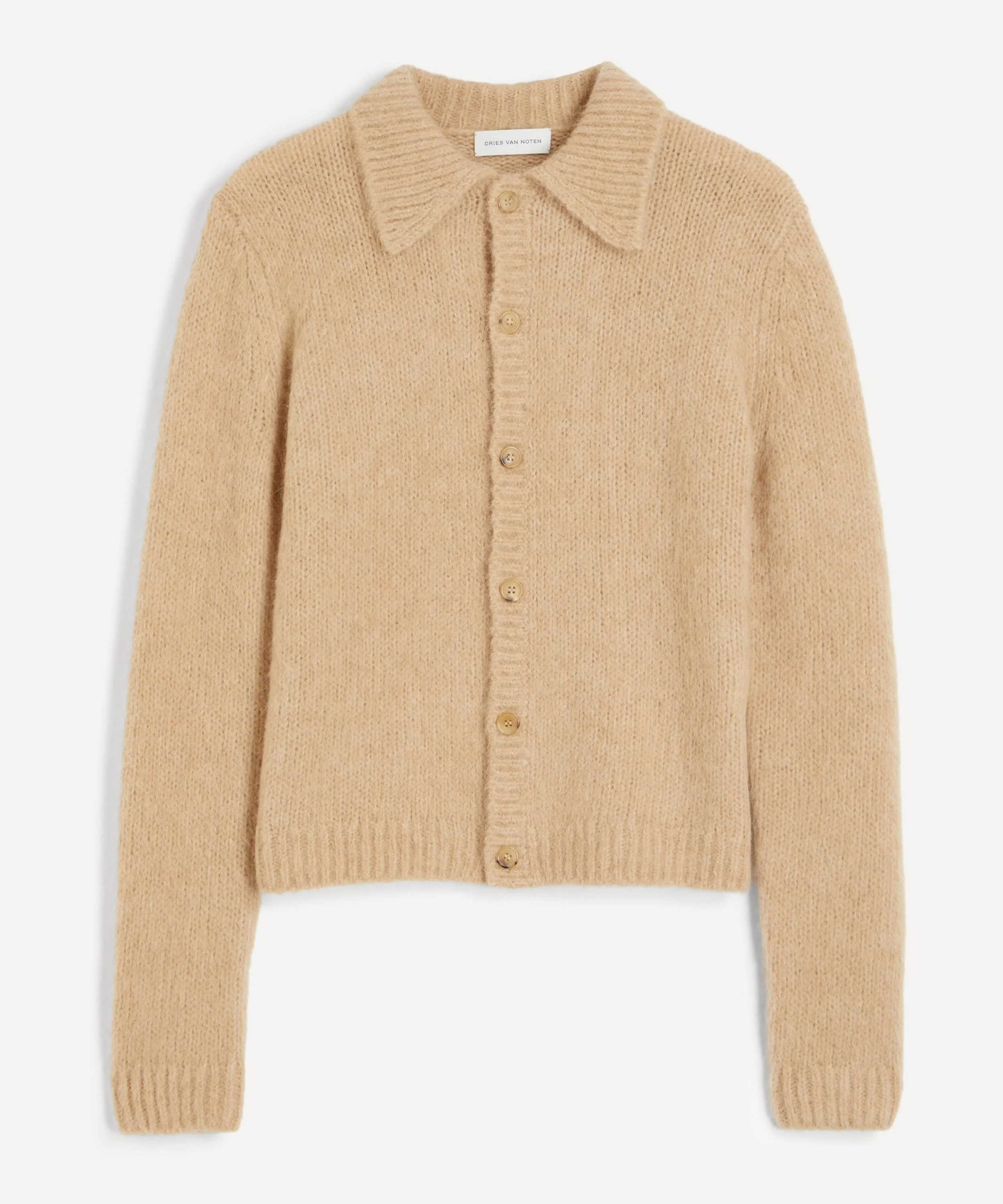 Alpaca-Merino Wool Knitted Cardigan - 1