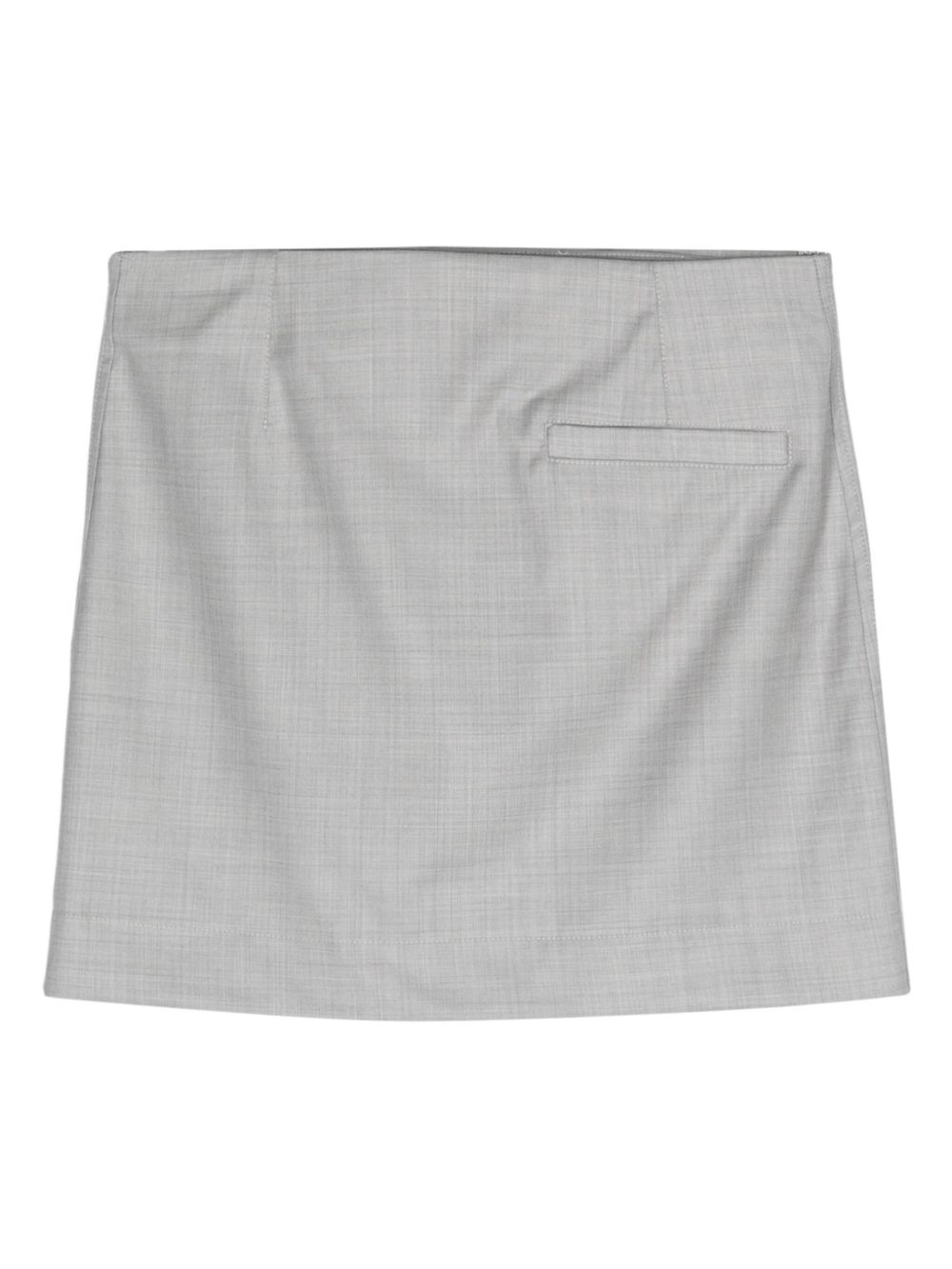 Mahaz virgin wool mini skirt - 2