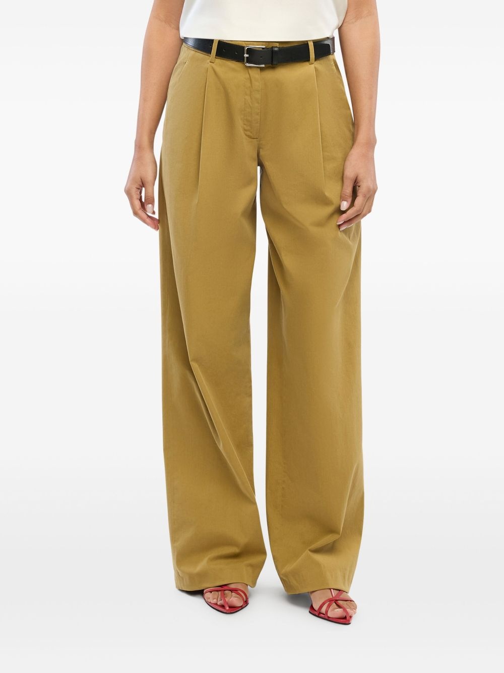 pleat-detailing trousers - 5
