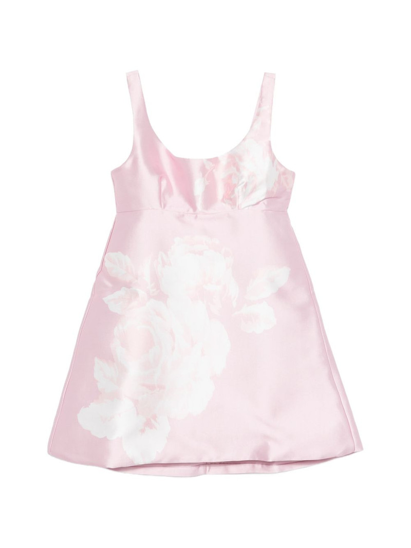 printed balloon sleeve dress 1