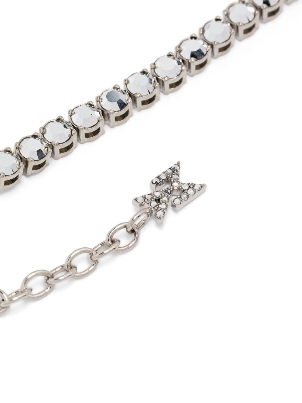 Tennis crystal-embellished necklace - 3