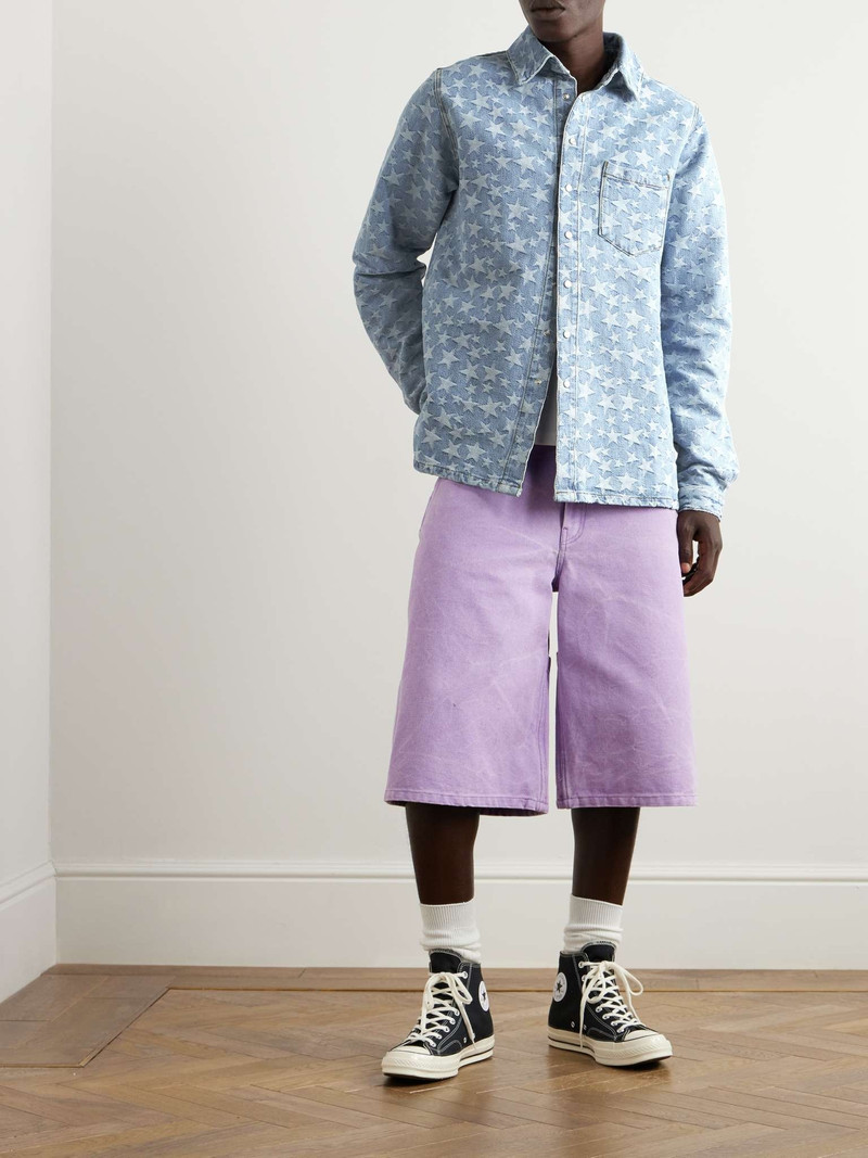 ERL Denim-Jacquard Overshirt outlook