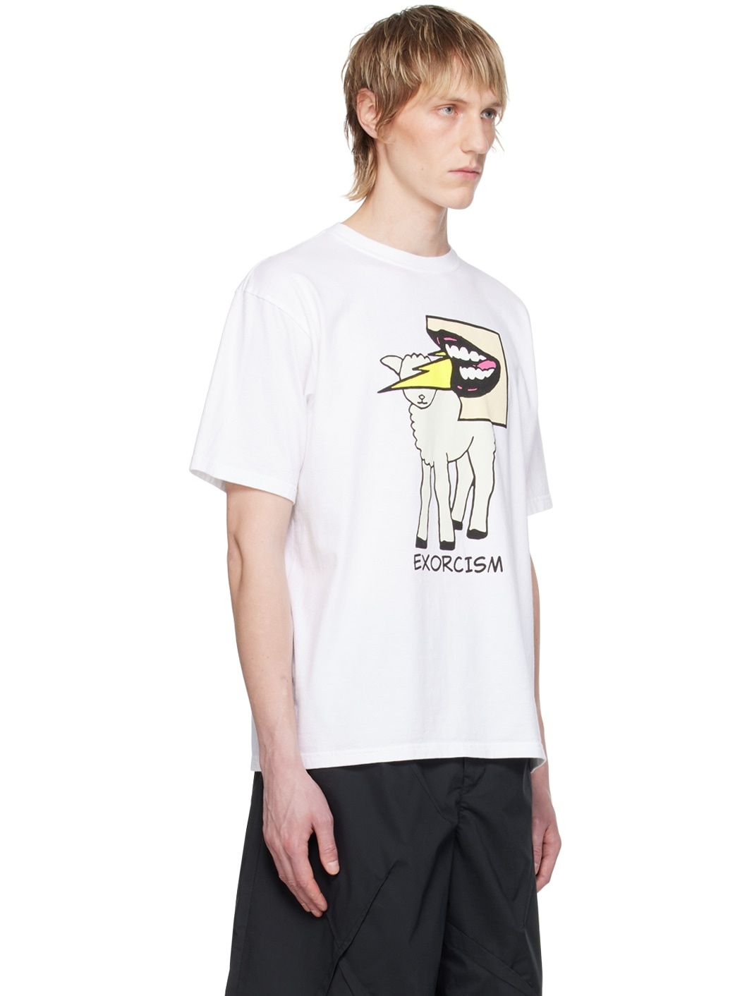 White Graphic T-Shirt - 2