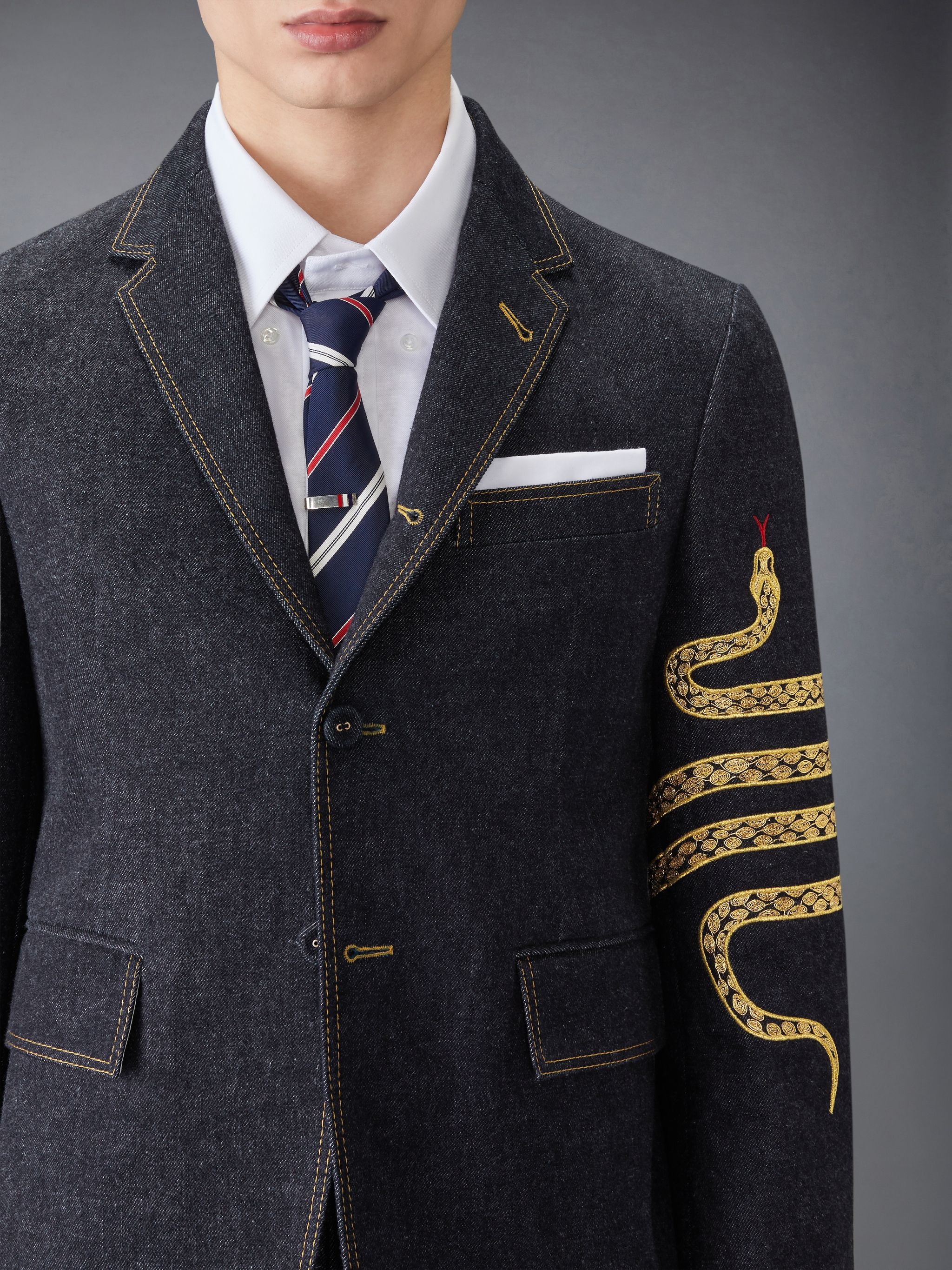 LUNAR NEW YEAR DENIM SPORTCOAT - 6