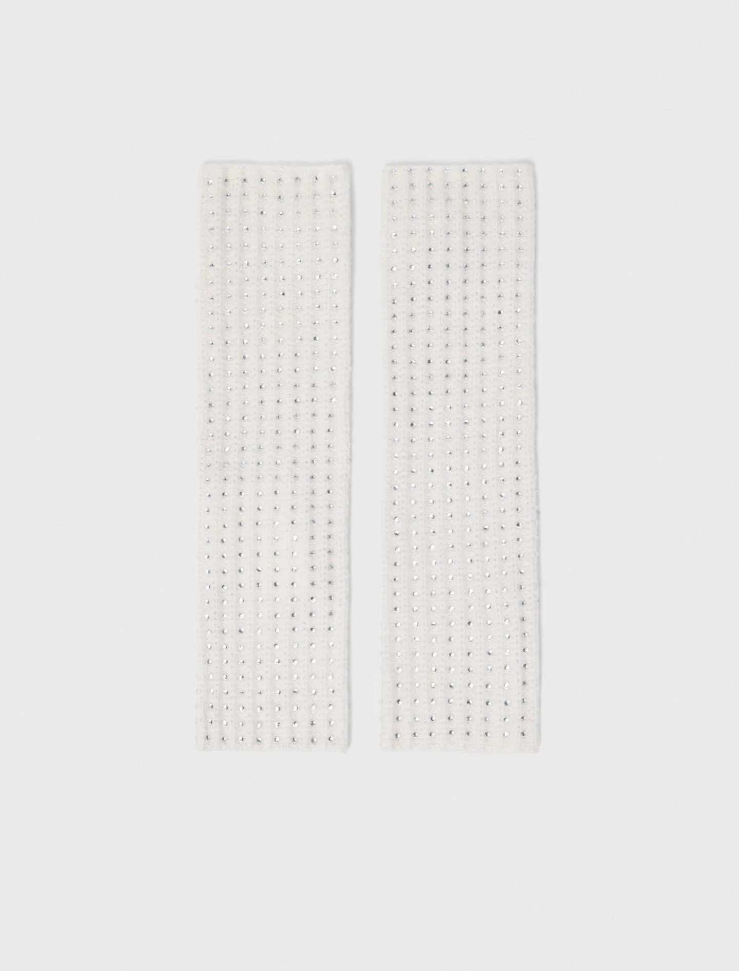 Wool and rhinestone mittens - 1