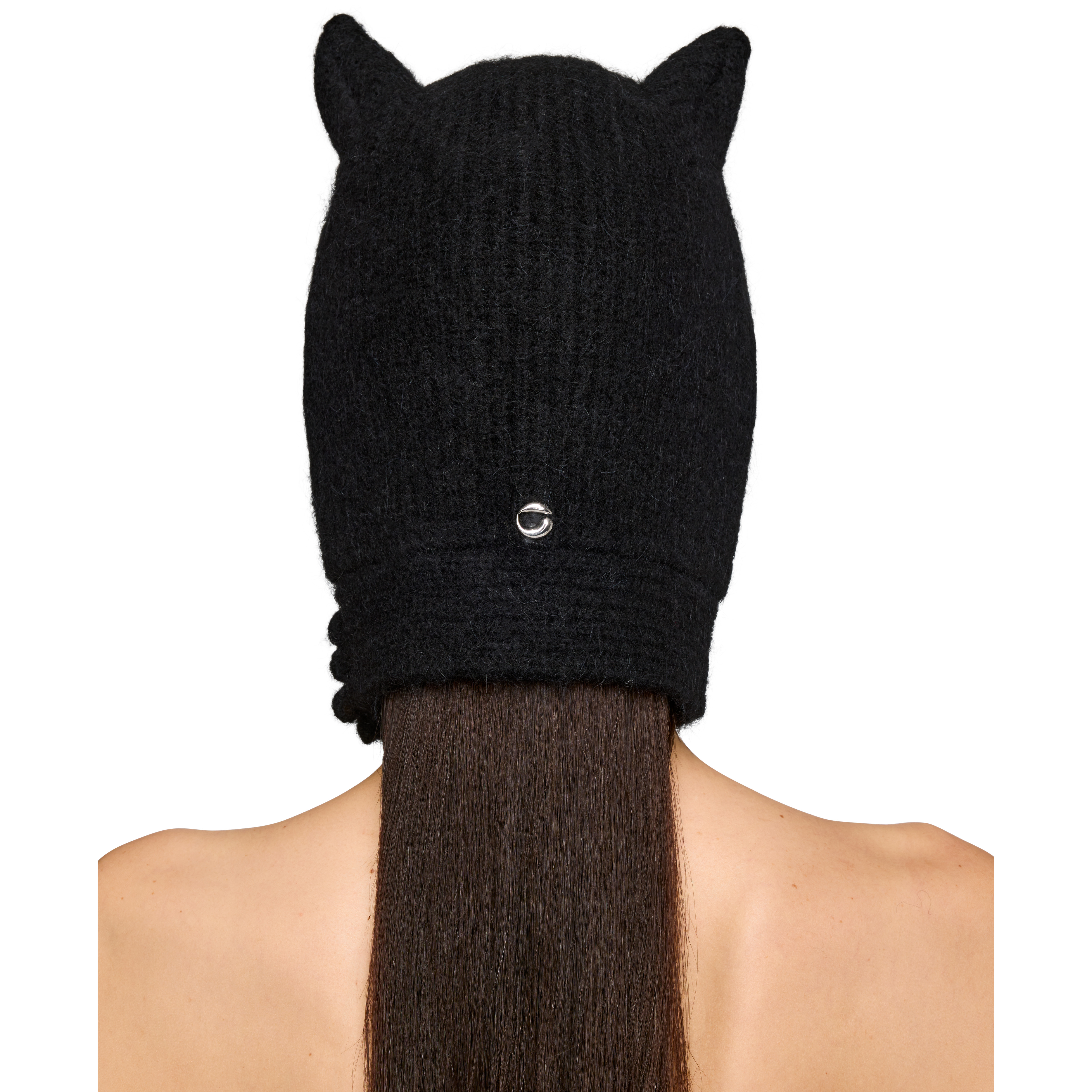 Knitted Horn Beanie - 3