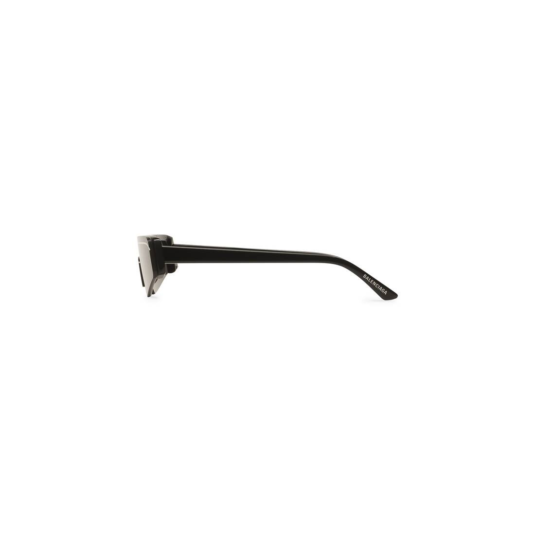 Ski Rectangle Sunglasses in Black - 3