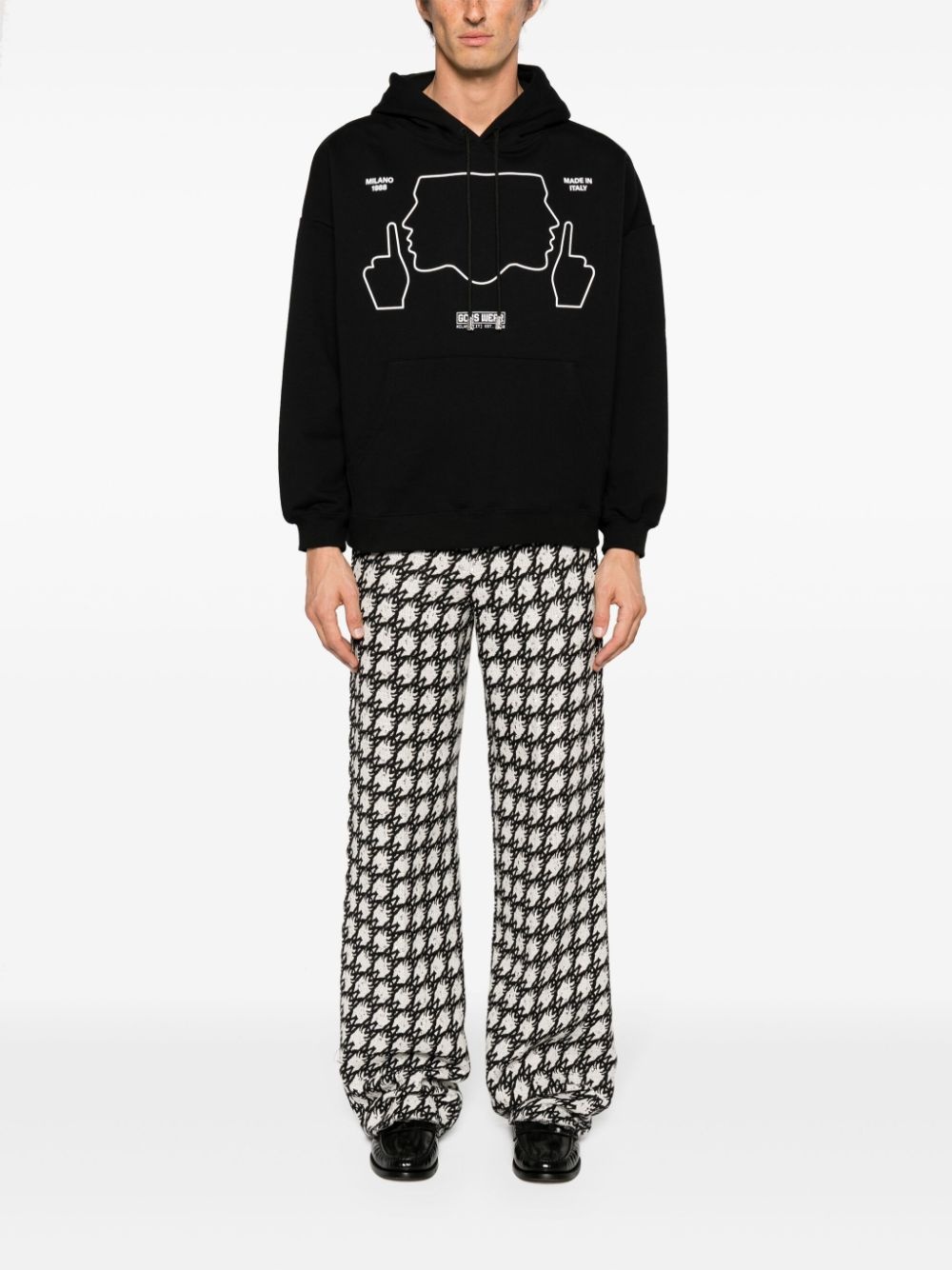 Do Not Talk To Me cotton hoodie - 2