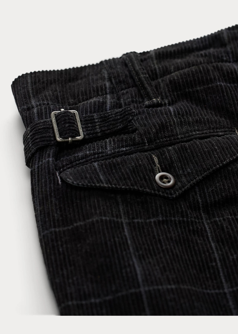 Check-Print Corduroy Officer’s Pant 8