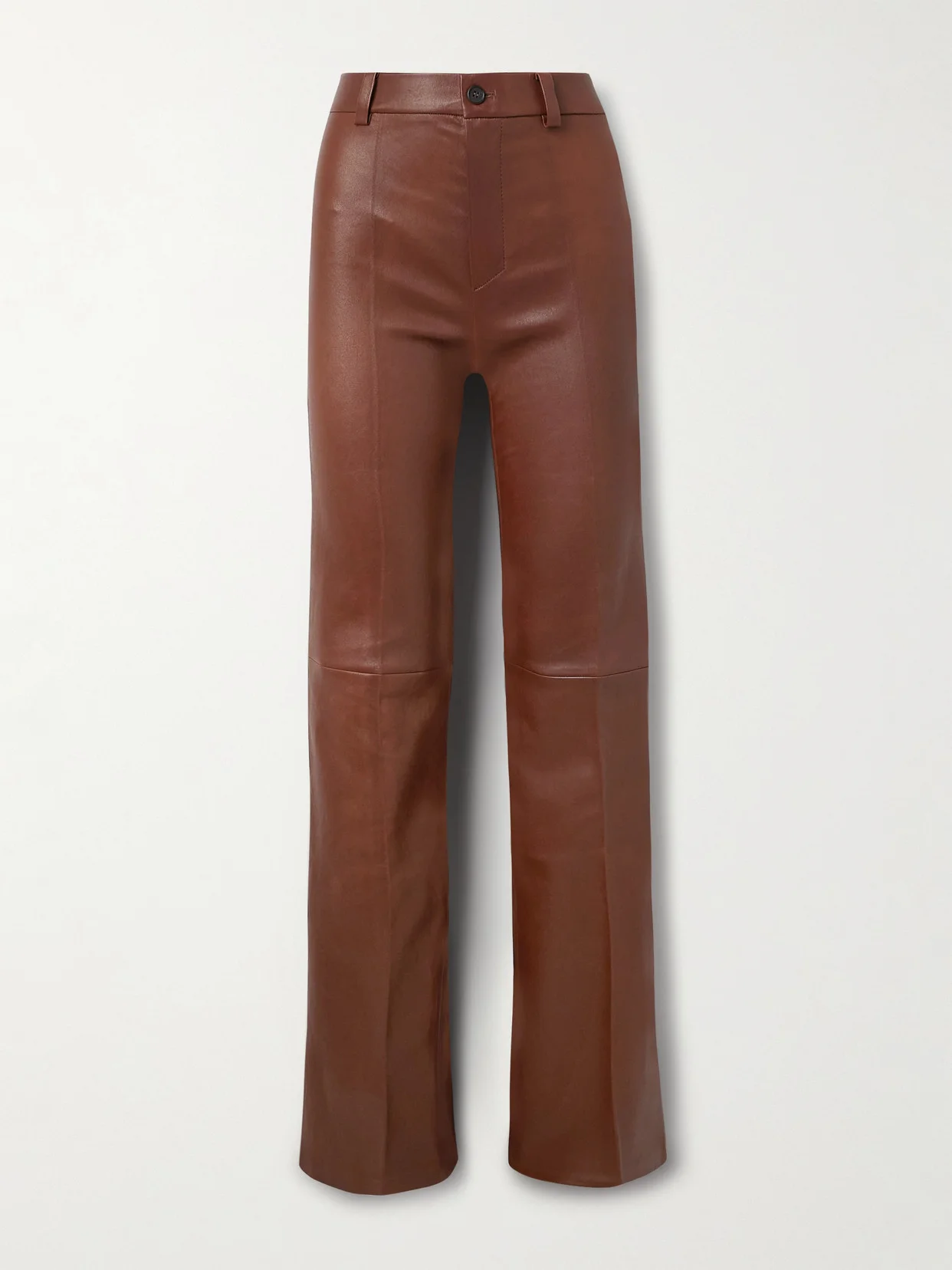 Lizzy Leather Flared Pants - 1