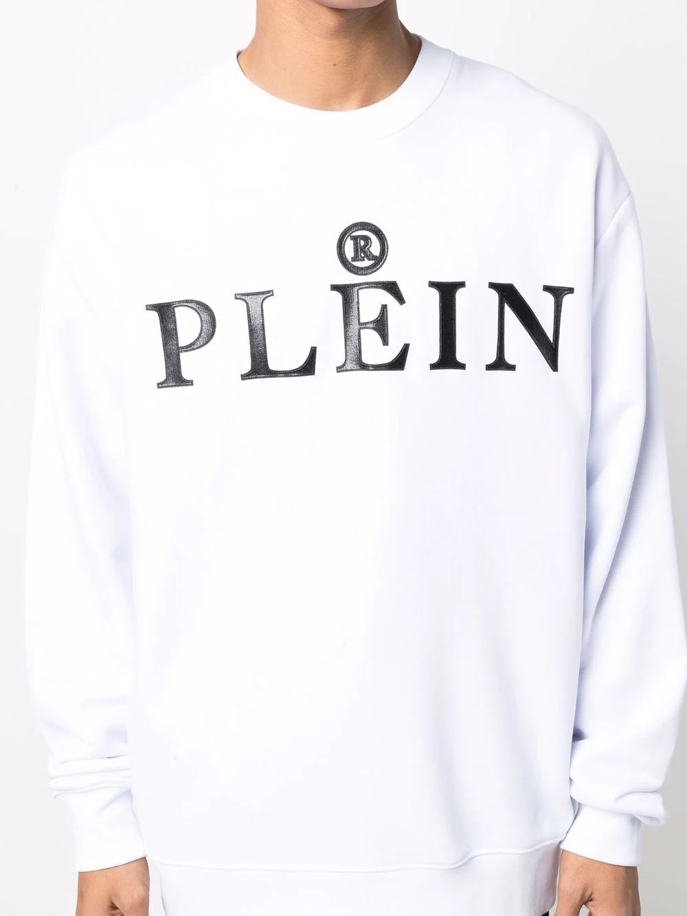 logo crew-neck sweatshirt - 6