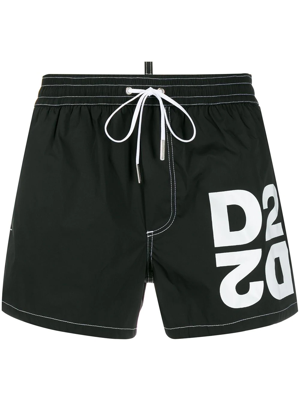 logo drawstring swim shorts - 1