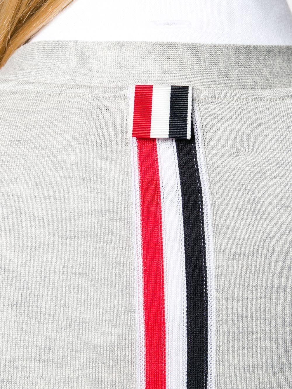 RWB-stripe cardigan - 5