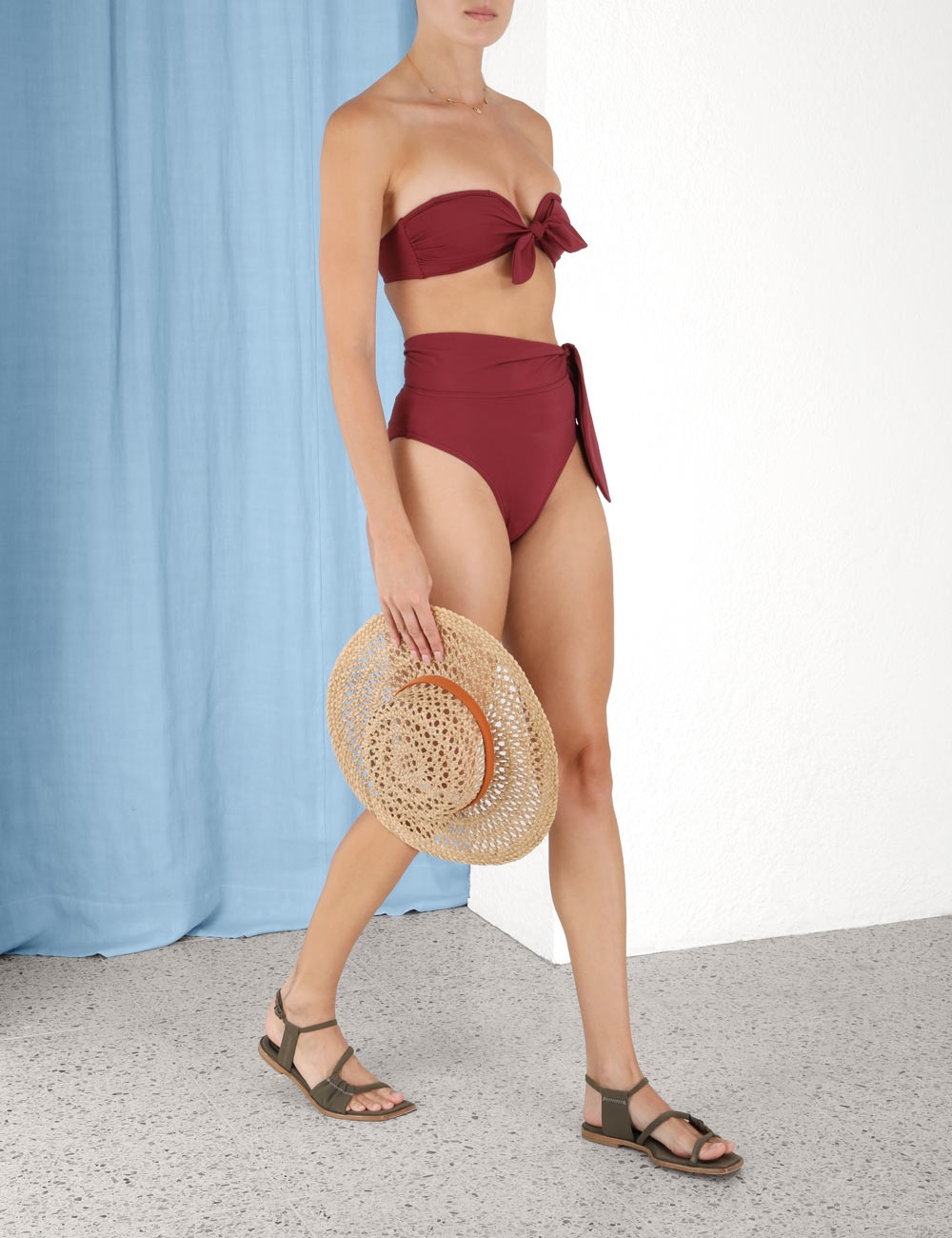 SEPARATES SCULPT TIE FRONT BRA - 3