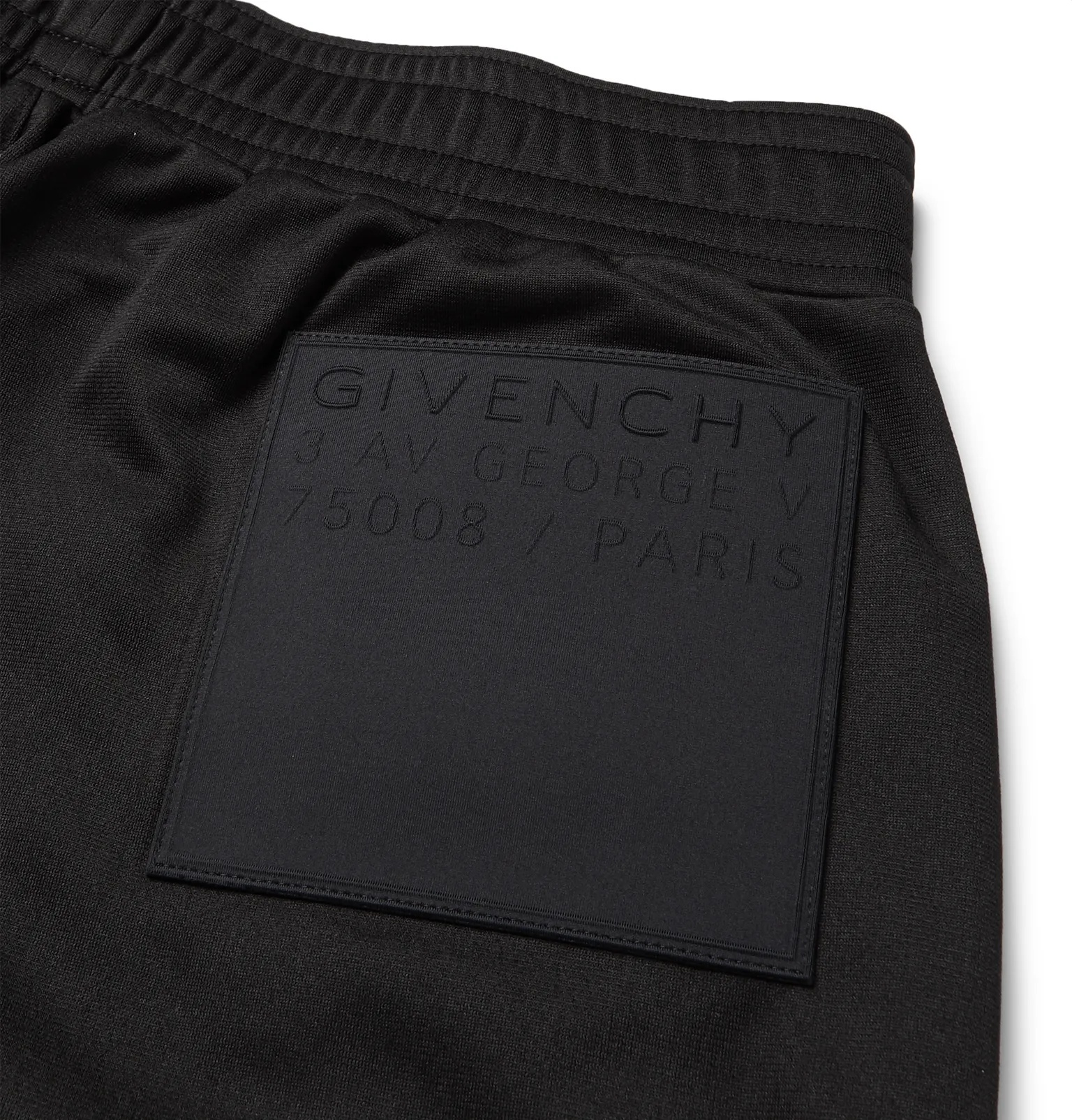 Tapered Logo-Appliquéd Fleece-Back Tech-Jersey Track Pants - 5