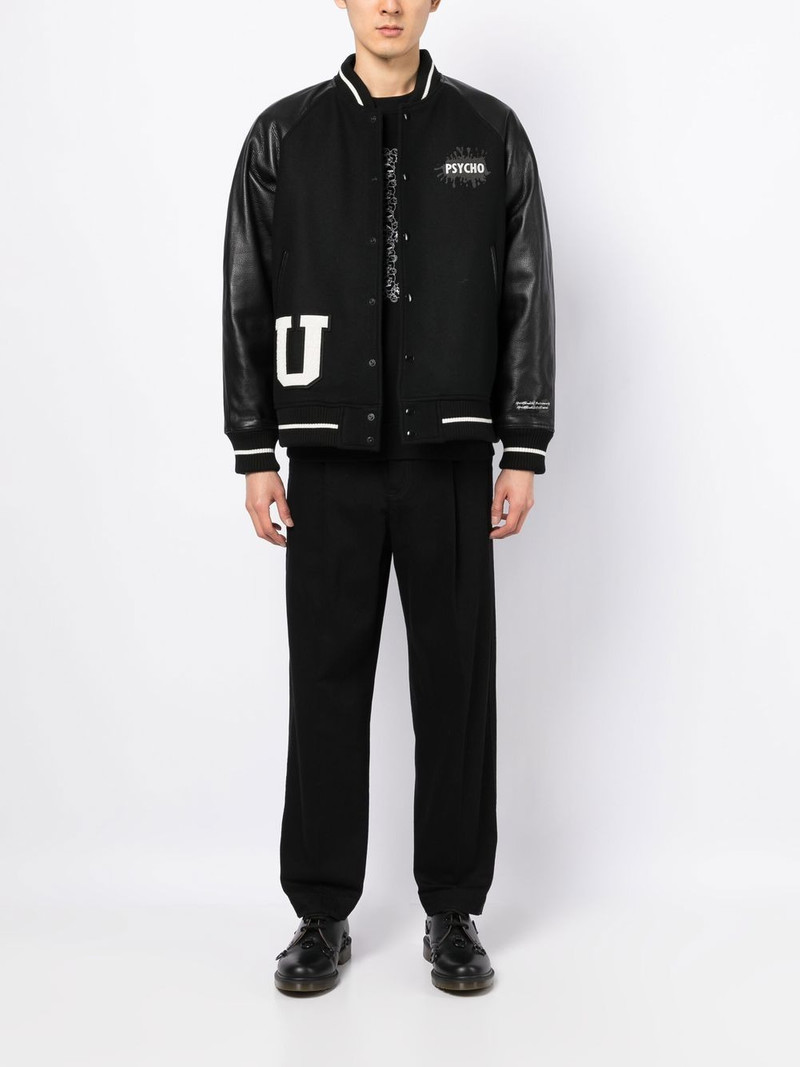 UNDERCOVER x Psycho patch bomber jacket outlook