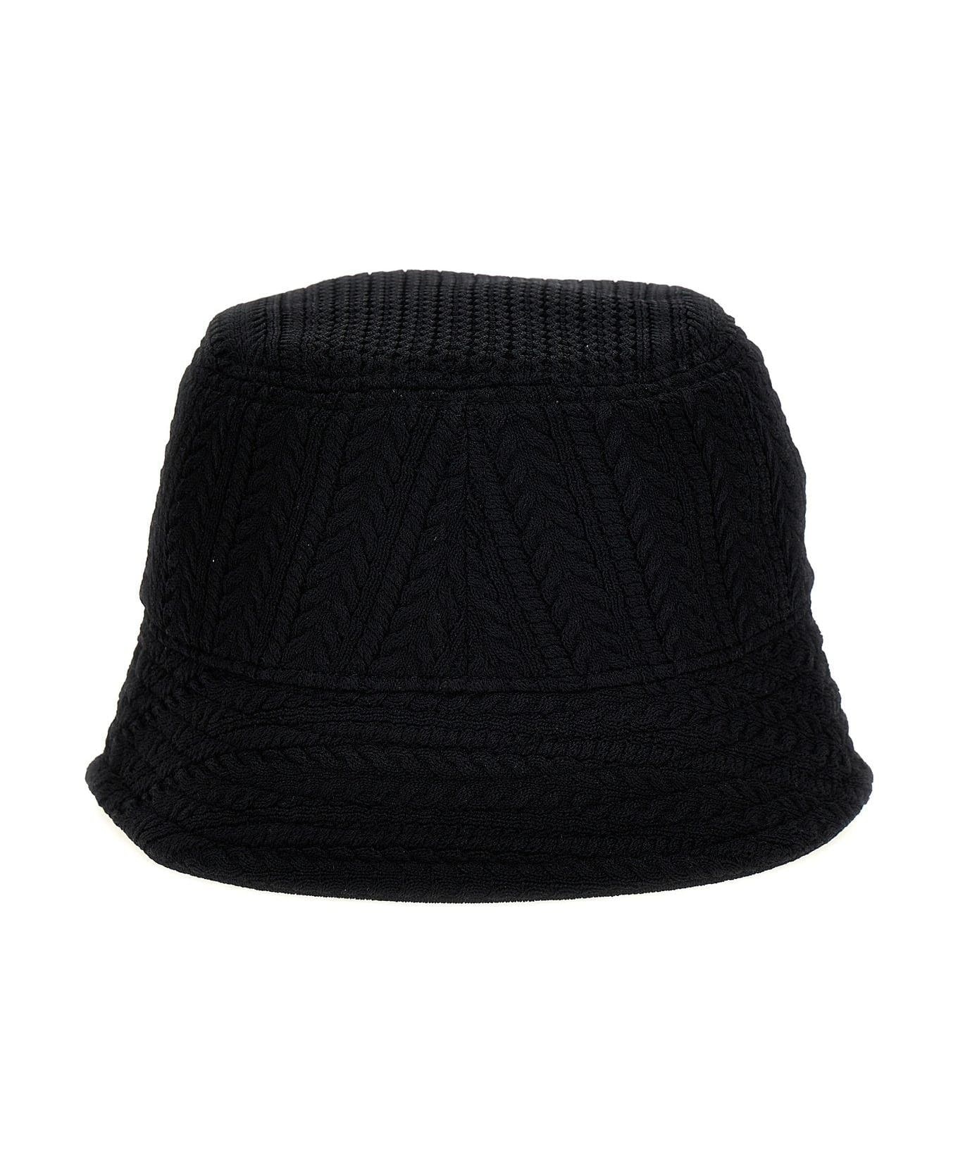 Le Bob Belo Cable Knit Bucket Hat - 2
