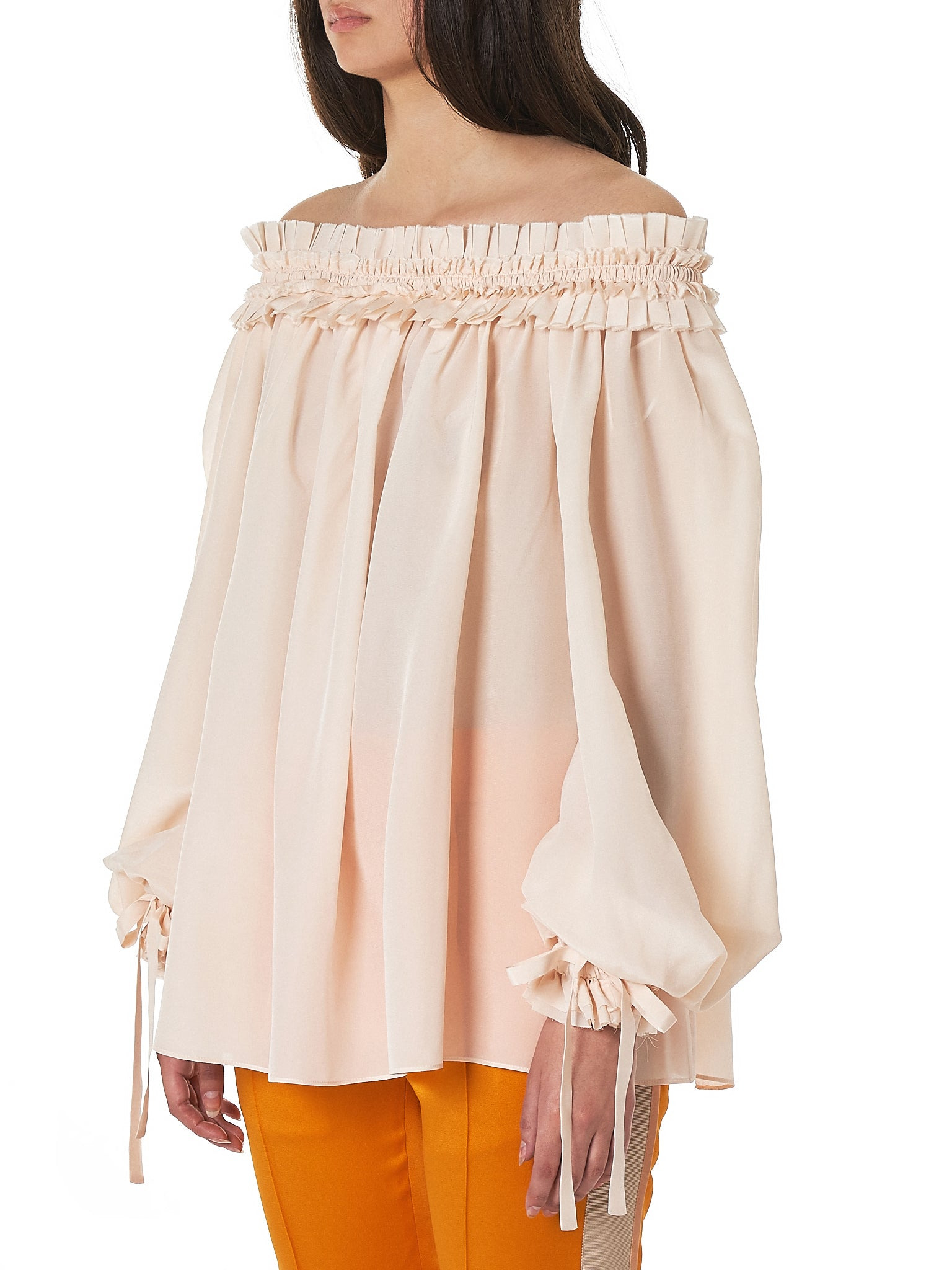 Layered Ruffle Blouse - 2
