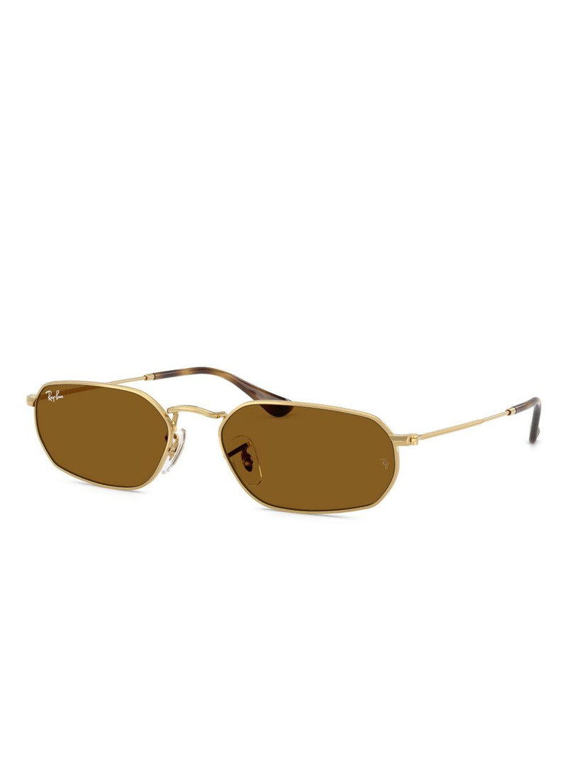 Ray-Ban oval-frame tinted sunglasses outlook