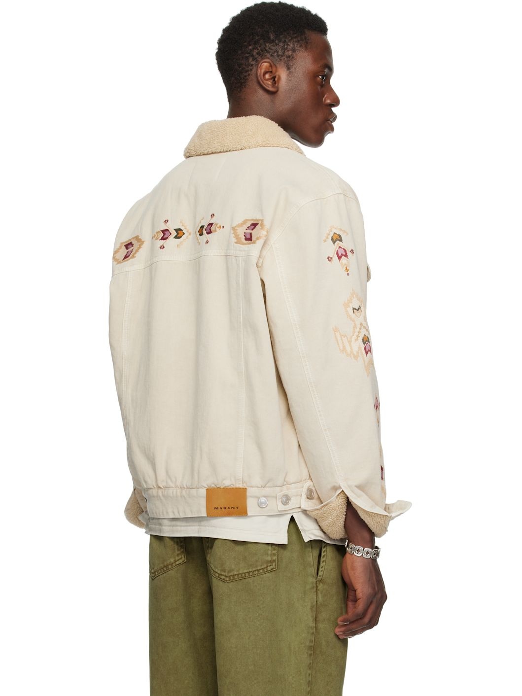 Beige Jenson Denim Jacket - 3