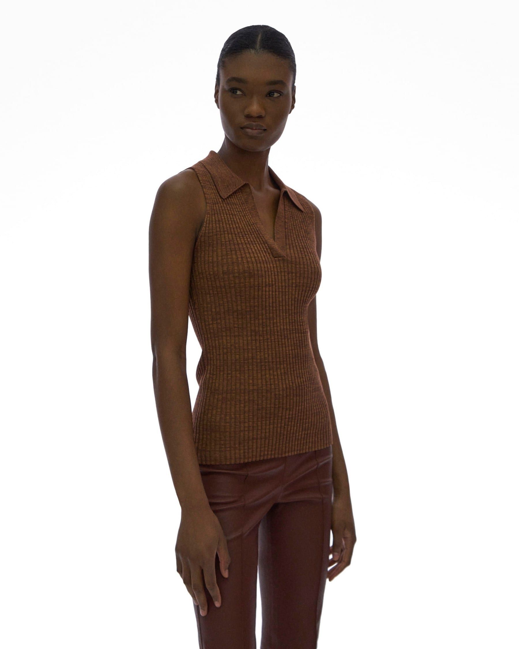 MARL RIB POLO TANK - 5