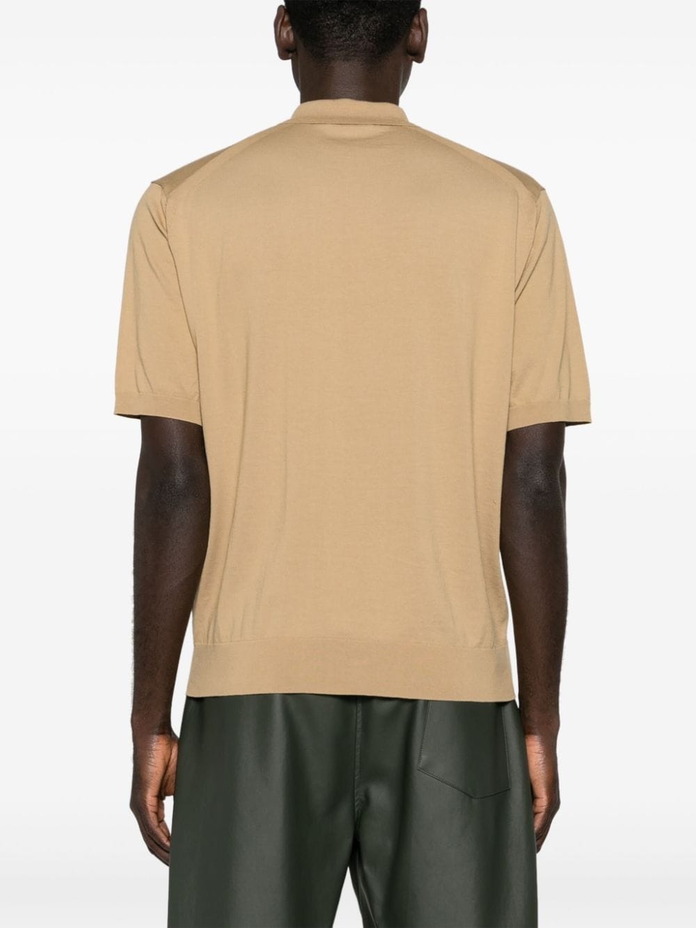 short-sleeve cotton polo shirt - 4