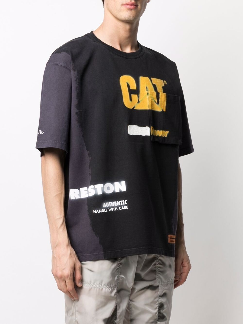 x CATERPILLAR logo-print T-shirt - 3